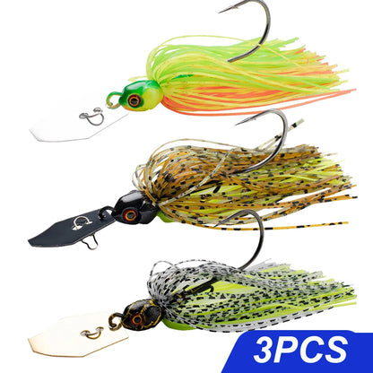 Chatter-Bait 7g/9g/12g/14g/21g  Bladed Jig Kit- For Bass, Walleye, Trout, Pike, Perch