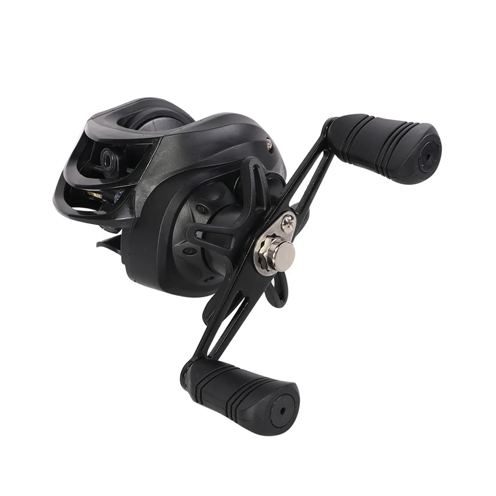 High Performance Baitcasting Reel, 7:2 to 1 Gear Ratio, 10kg Drag, 18 Plus 1BB Ideal for Beginner's Fishing