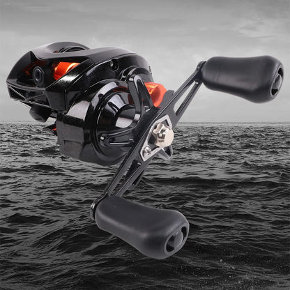 Baitcasting Reel Magnetic Brake System Baitcasting Fishing Reel Right Left Hand High Speed Fishing Reel for Fresh, Saltwater