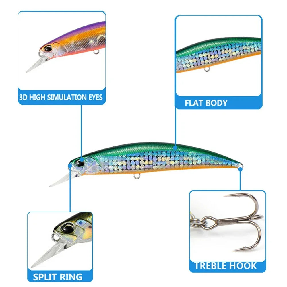 9.5cm 15g SPEARHEAD RYUKI 95S Long Cast, Sinking, Jerkbait