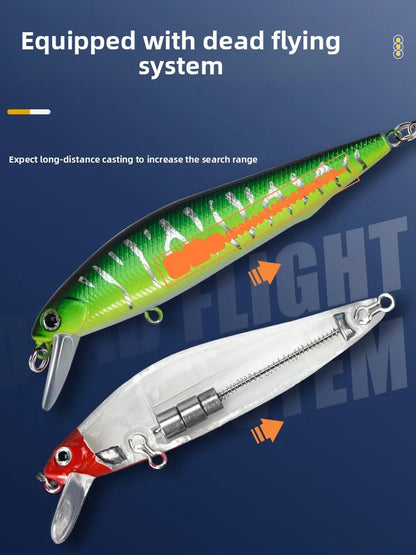 Suspended Silver Blade Road , 5g, Jerk-baits for ALL Predators
