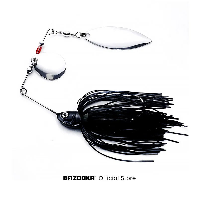 Bazooka 15g 18g Spinnerbait with JIG Skirt For Bass, Pike
