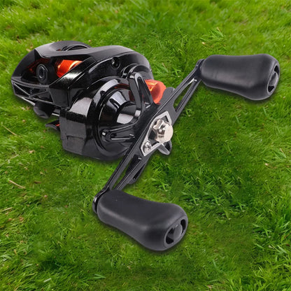 Baitcasting Reel Magnetic Brake System Baitcasting Fishing Reel Right Left Hand High Speed Fishing Reel for Fresh, Saltwater