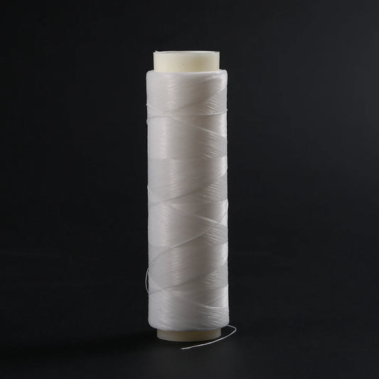 200m Nylon Bait Elastic Thread, Lightweight ,White Invisible  Line, Strong Wear-Resistant