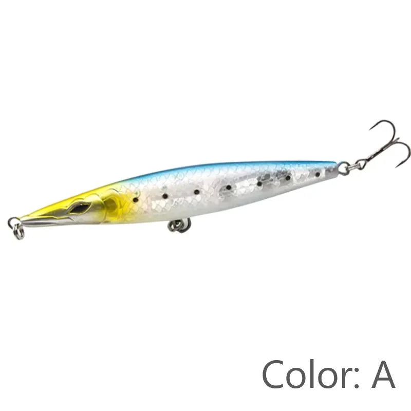 Teknik Floating Pencil Bait- 90/110/130mm Stickbait/ Asturies  Seabass, Bonito, Tuna, Dorado/Mahi, Tarpon, Snook, Snapper & other Pelagic and Inshore Predators