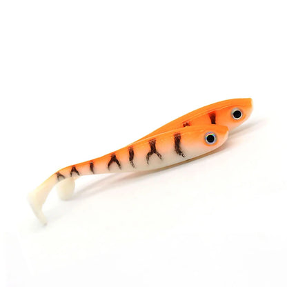 5pcs/lot Soft Bait, 3D eyes Paddle-tail 70mm 2.1g -ALL PREDATORS