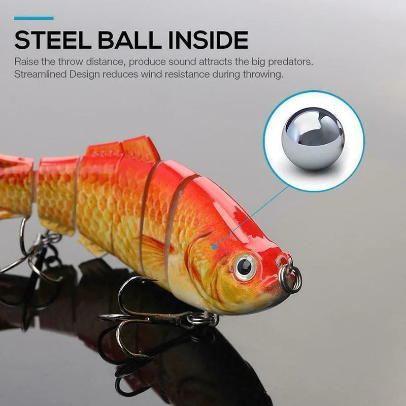 5pcs Bionic Lures, random colors, Bionic Bait-- for All Kinds of Fish