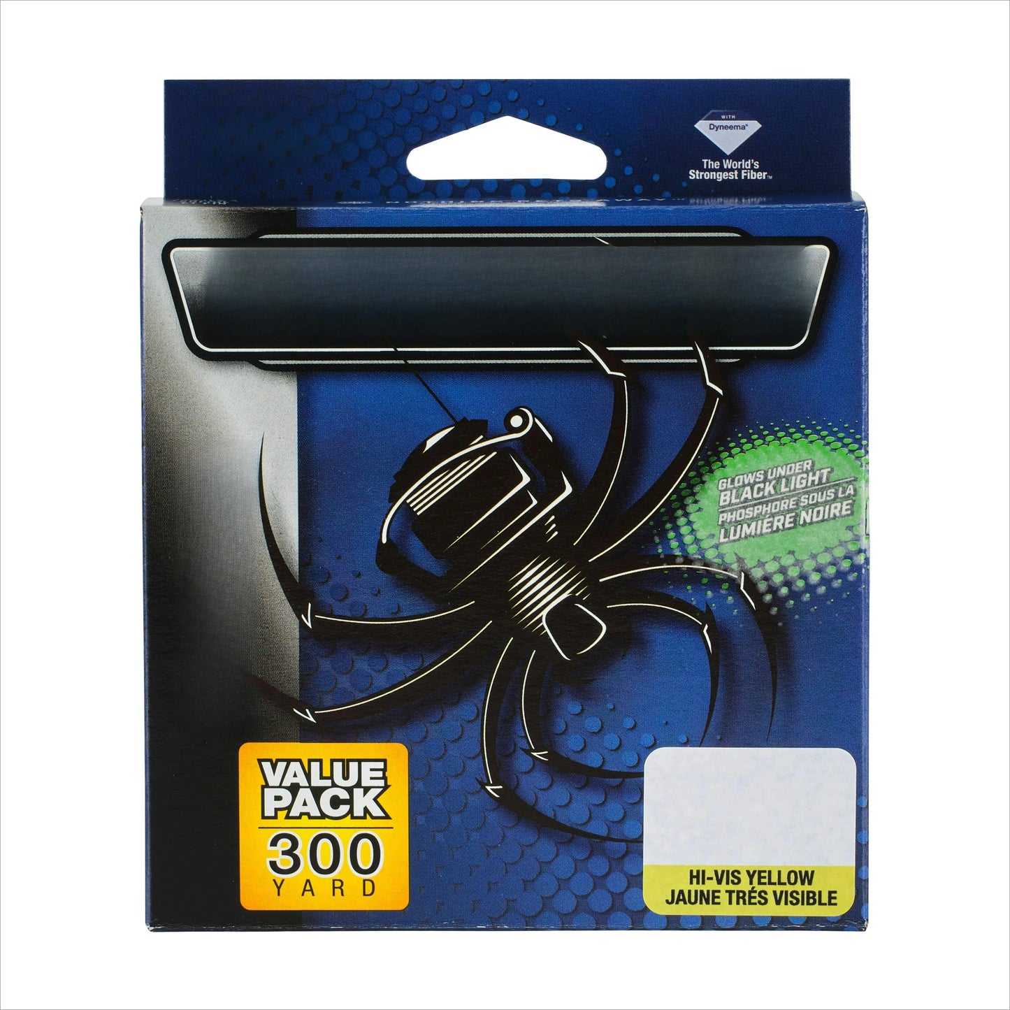 Fishing Line, Hi-Vis Yellow, 50 lb Test Strength, 300 yd