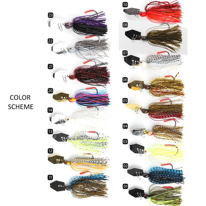 14g/18g Chatter Bait Lures, JH20-GREAT for Bass, Pike, Walleye, Trout, Perch and most PREDATORS