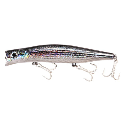 B&U Floating Popper, Long Casting, Saltwater Sea Bass, Pike Fishing/ 3D Printing-Topwater for TUNA, DORADO/MAHI, REDFISH, KINGFISH, SNAPPER, JACKS & OTHER PELAGIC SPECIES