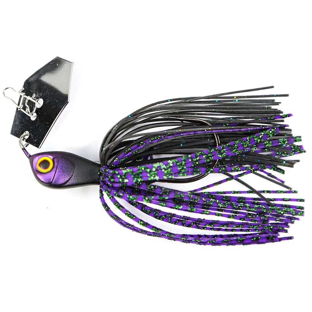 B&U 3/8oz /1/2oz Chatterbait- Bladed Jig for Bass, Pike, Walleye, Steelhead/Salmon and ALL GAMEFISH