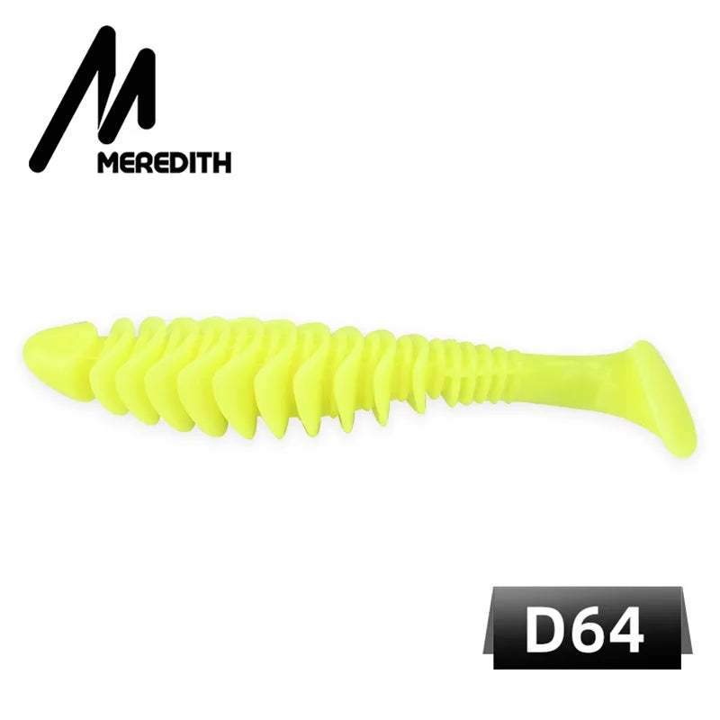 MEREDITH Soft baits 65mm 80mm Silicone Paddle-tail-minnow ALL SPECIES