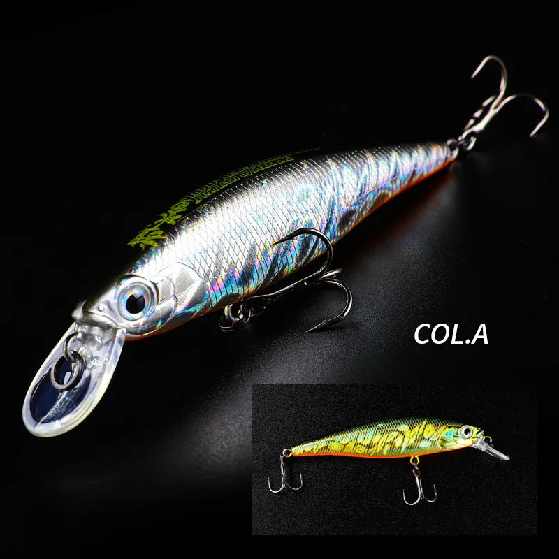 BEARKING New Arrival 80mm 10g Minnow Jerking Bait For Fishing Bass, Pike, Trout, Walleye, and ALL Predators