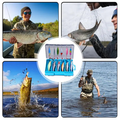 Jerk Bait 12X  Floating, With Box-  Crankbaits For Bass,and all Predators