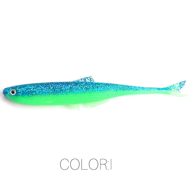NEW Supercontinent lean ShadTeez 60mm/80mm Perch, Bass, Pike, Zander- Predator Fishing with 3d eyes