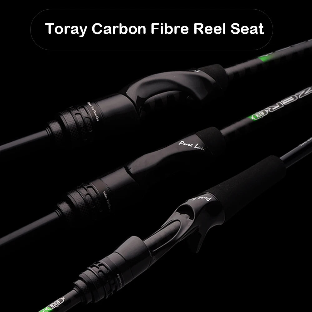 PURELURE ZERO Small Bait, Light, High Carbon, Long Throwing Spinning Rod, BFS , UL , Stream killer