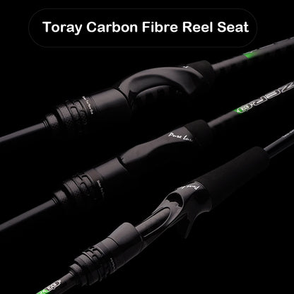 PURELURE ZERO Small Bait, Light, High Carbon, Long Throwing Spinning Rod, BFS , UL , Stream killer
