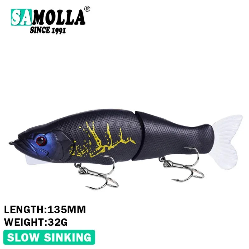 Balam Glide Bait- Pike Lure- Bass, Catfish- Saltwater Hard Lure- Glidebait- Leurre De Pêche