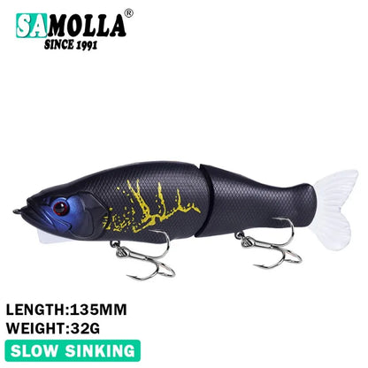 Balam Glide Bait- Pike Lure- Bass, Catfish- Saltwater Hard Lure- Glidebait- Leurre De Pêche