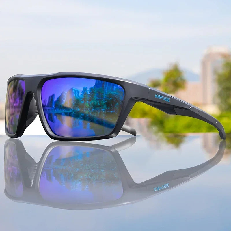 Kapvoe Fashion Polarized Sunglasses Cycling Glasses UV400 Eyewear for Men or Women-Fishing, Driving, Climbing, Outdoor Sports