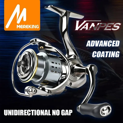 MEREDITH VANPES Series Rust Free And Smooth Bearing 5.0:1 Fishing Reel Drag System 8Kg Max Power Spinning Reel