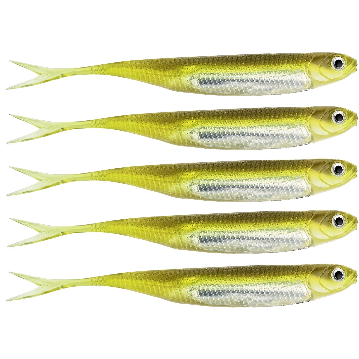THKFISH 5pcs/6pcs  Lures 100mm 75mm Soft Silicone  3.9g Soft Lure For Bass, Trout, Walleye, Pike Fishing