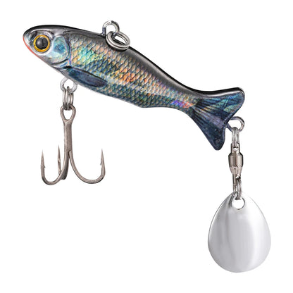Metal Vib Fishing Lure 23g, Treble Hooks- Bass, Pike, and ALL PREDATORS