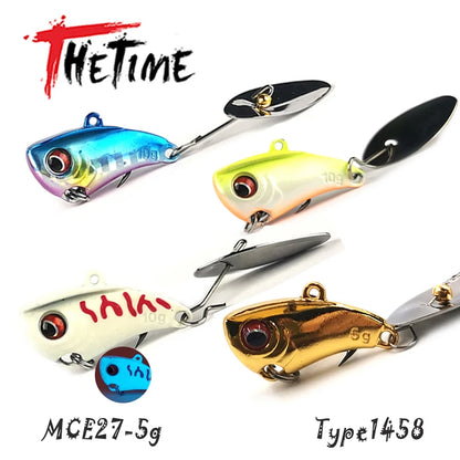 3pcs 4pcs THETIME JINLING Spinner VIB Baits, Vibration For Bass, Pike, Trout, Walleye