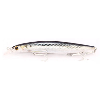 B&U Long Casting Floating Minnow- 3D Lifelike Hard Bait with Treble Hooks, Saltwater/Freshwater for Bass, Sea Bass, Pike, Walleye, Salmon/Trout and All PREDATORS