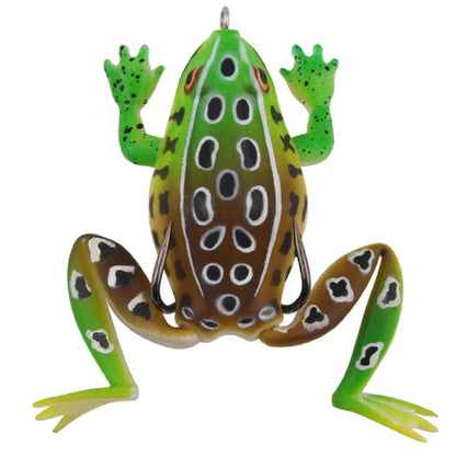 Frog Lure  6.5cm 19g Floating Soft Frog -Topwater  Bait for Bass, Catfish