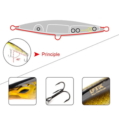 Teknik Floating Pencil Bait- 90/110/130mm Stickbait/ Asturies  Seabass, Bonito, Tuna, Dorado/Mahi, Tarpon, Snook, Snapper & other Pelagic and Inshore Predators