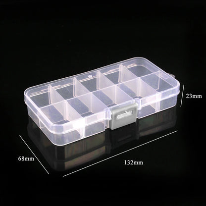 10/15/24/48 Grids Compartment Fishing Tackle Box  Fishing Lure Bait Hook Organizer