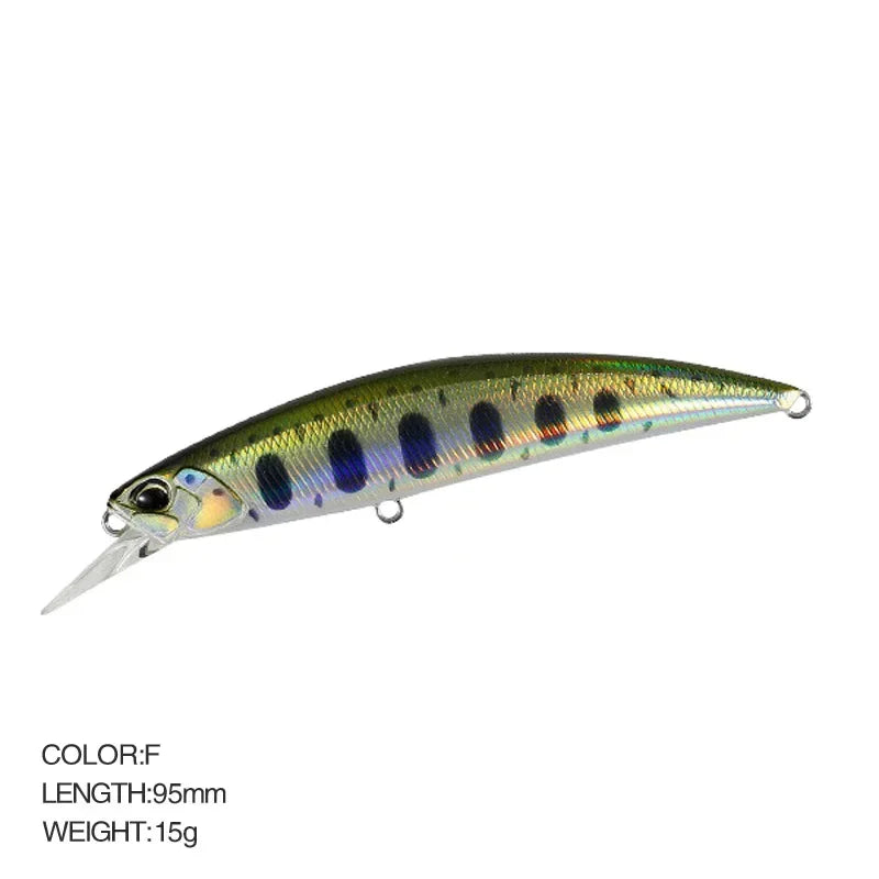 9.5cm 15g SPEARHEAD RYUKI 95S Long Cast, Sinking, Jerkbait