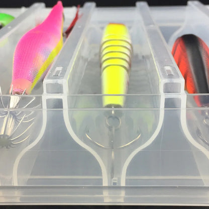 14 Grid Fishing Lure Box Large Capacity Double Sided Fishing Storage Case Portable  for  Lures
