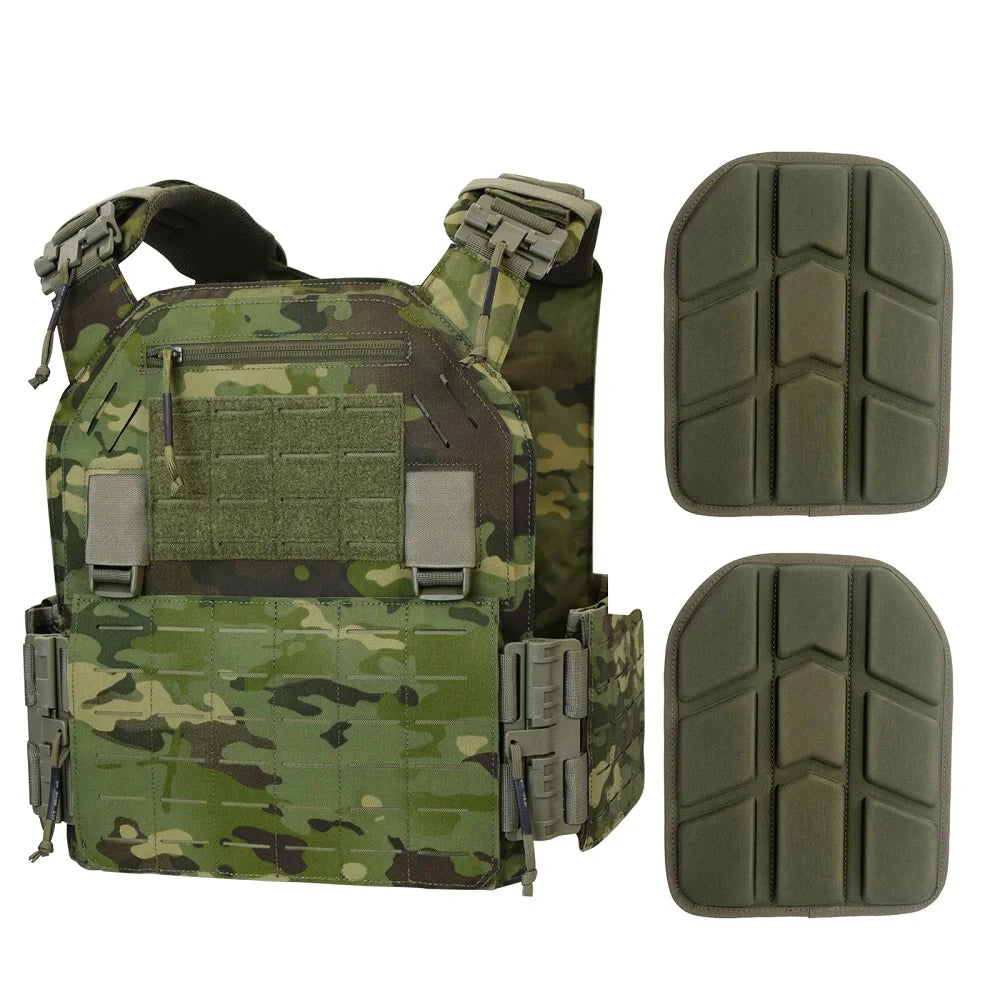EMERSONGEARS Multifunction 1000D Nylon, laser-cut, modular, quick release LAVC tactical  vest with EVA padding A pair