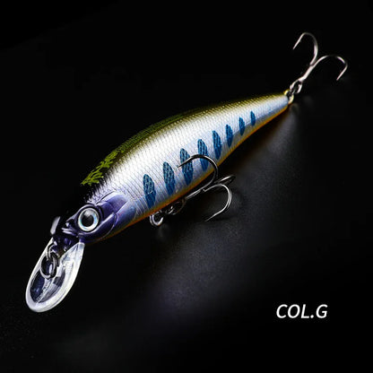 BEARKING New Arrival 80mm 10g Minnow Jerking Bait For Fishing Bass, Pike, Trout, Walleye, and ALL Predators