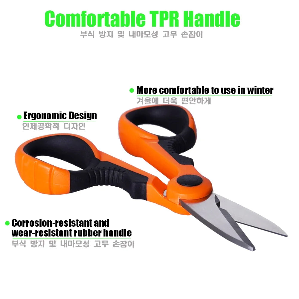 420 Stainless Steel Fishing Scissors Cuts  Braided Line