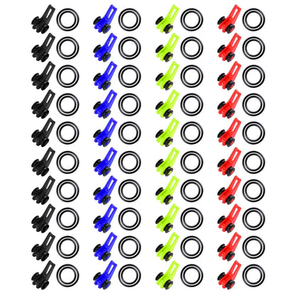 10/20/30pcs Plastic Fishing Hook Secure Keeper, Holder  -Safe Keeping For Fishing Rod