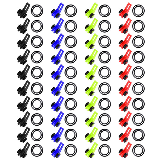 10/20/30pcs Plastic Fishing Hook Secure Keeper, Holder  -Safe Keeping For Fishing Rod