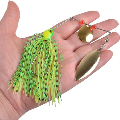 6pcs  Spinnerbait set- Great for BASS, PIKE, TROUT & other PREDATORS