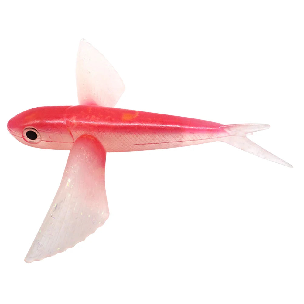 Flying Fish Lures Vivid, Lifelike Soft Bait for Saltwater, Freshwater Fishing