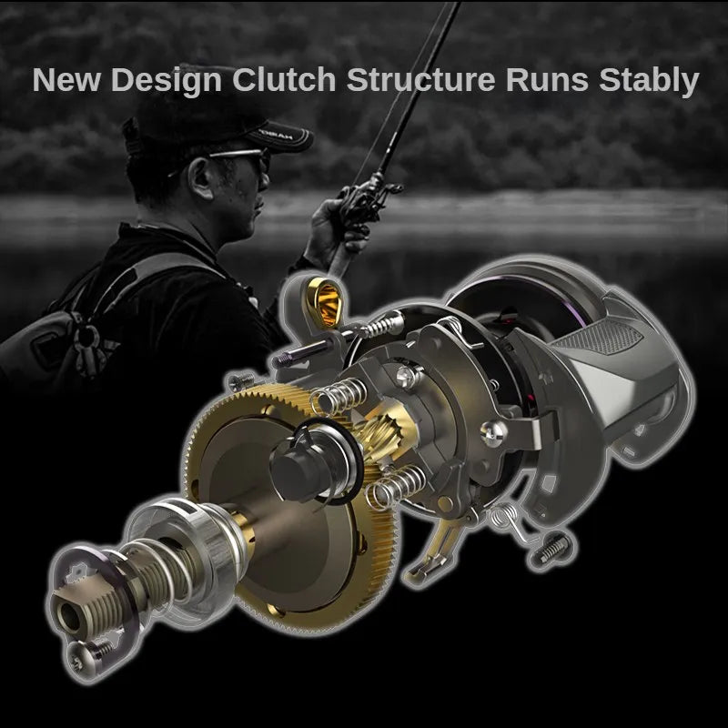Haibo 23 ARISE PRO/PRO+ Baitcasting Fishing Reel 11B+1RB 6.4:1-8.1:1 Freshwater and Sea, Long Casting- Snakehead