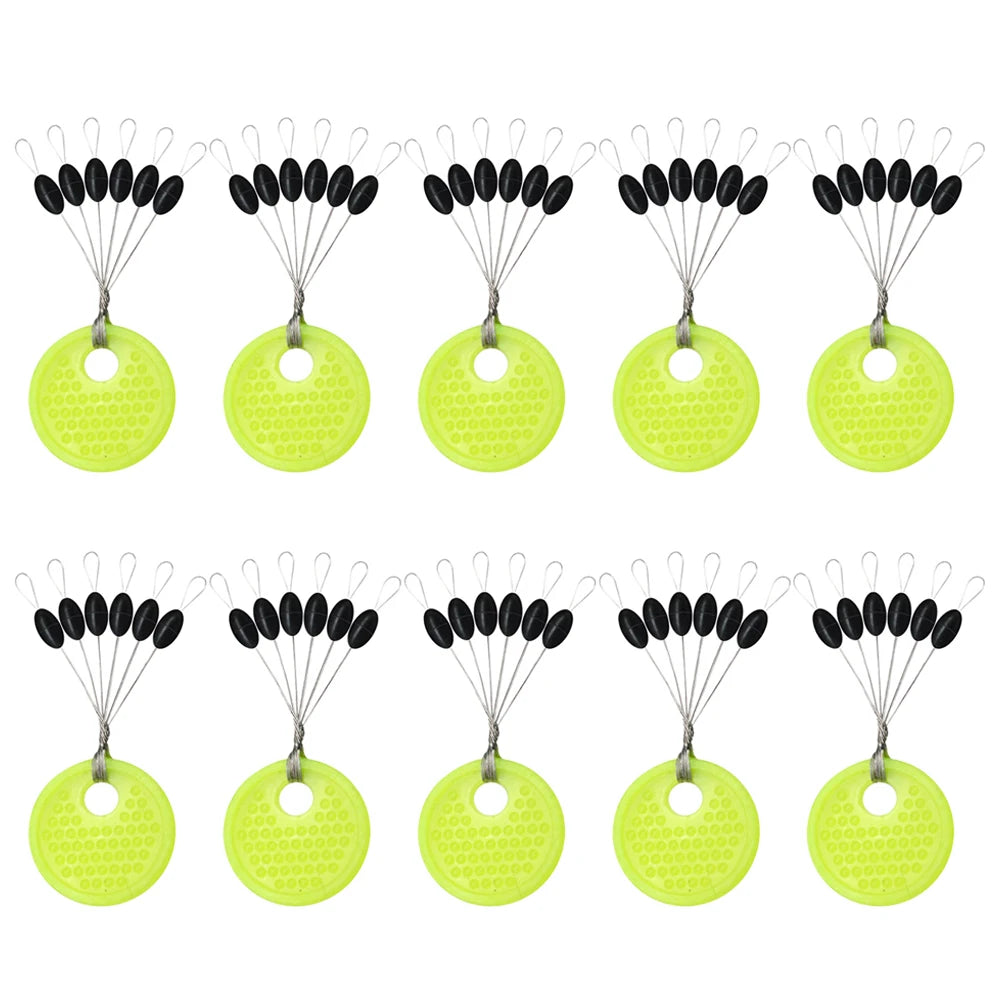 60pcs/Set S/M/L Space Beans,  Rubber Stopper/ Bobber stopper ---FOR YOUR TEXAS RIGS!