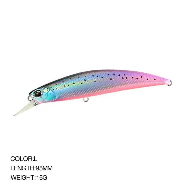 9.5cm 15g SPEARHEAD RYUKI 95S Long Cast, Sinking, Jerkbait