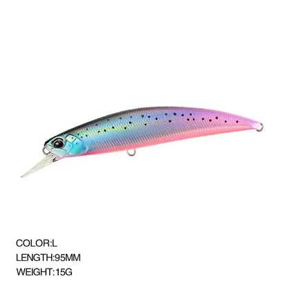 9.5cm 15g SPEARHEAD RYUKI 95S Long Cast, Sinking, Jerkbait