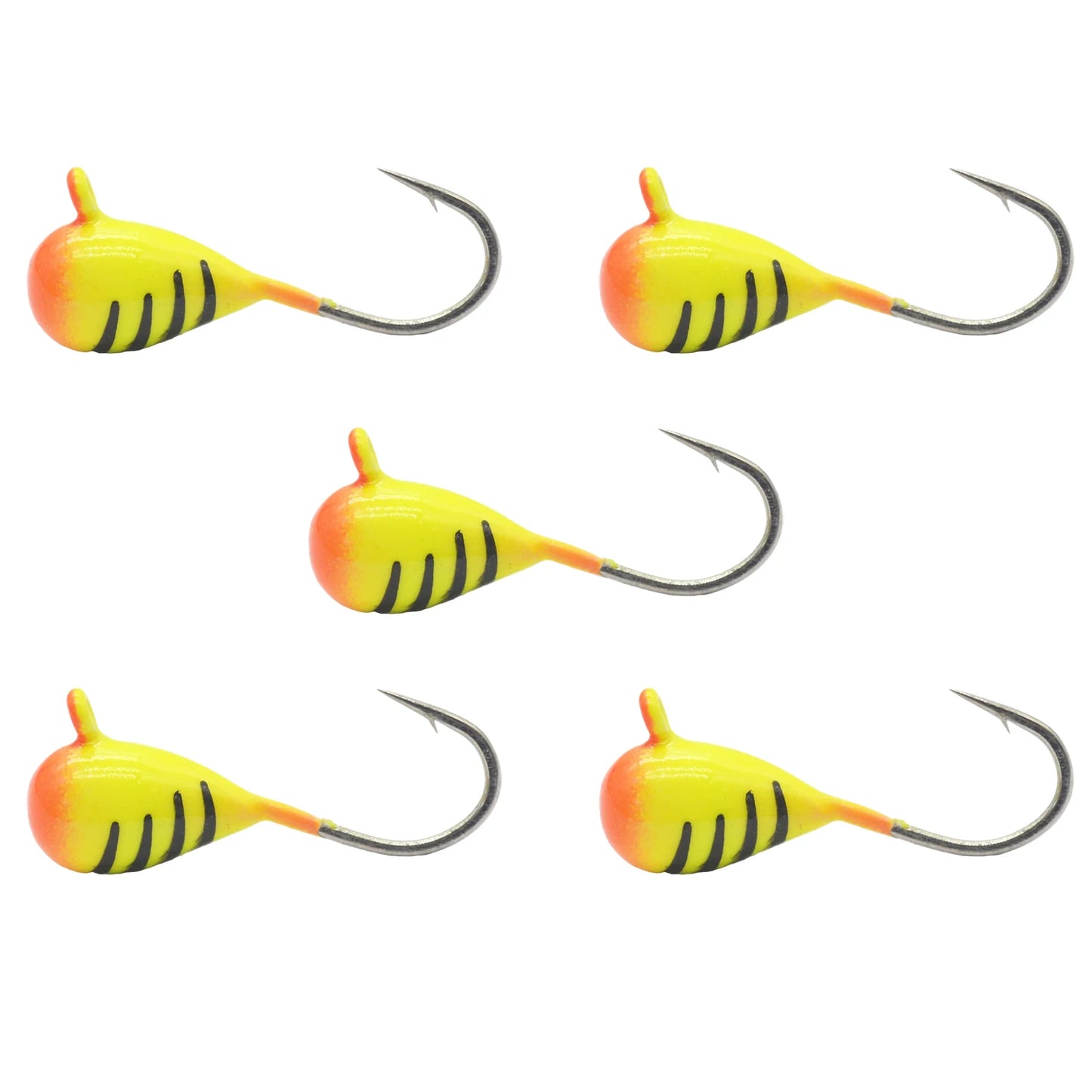 Tungsten Ice Jigs, Glow Tungsten Ice Fishing  Jigs for Crappie, Panfish, Walleye, Trout