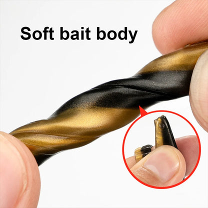10/20Pcs Bionic Loach Bait 70mm Swing Tail Bait, for Bass, Pike, Trout Fishing