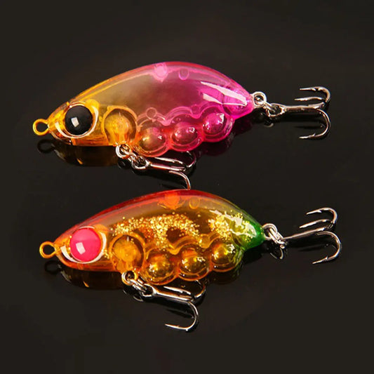 3.9g/35mm Mini Hard Bait Fixed Weight Steel Ball Trout Lure, for Perch, Trout, Bass