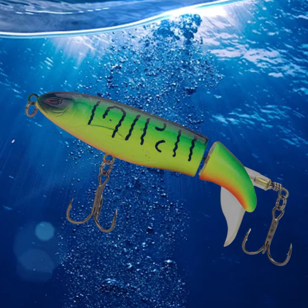 5pcs Whopper Plopper-style, Rotating Tail, for Bass, Pike etc.- for Topwater Fishing