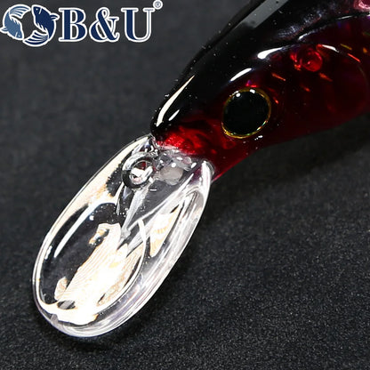 B&U Minnow Jerkbait- Long Casting- Bass, Pike, Walleye, Trout & ALL PREDATORS